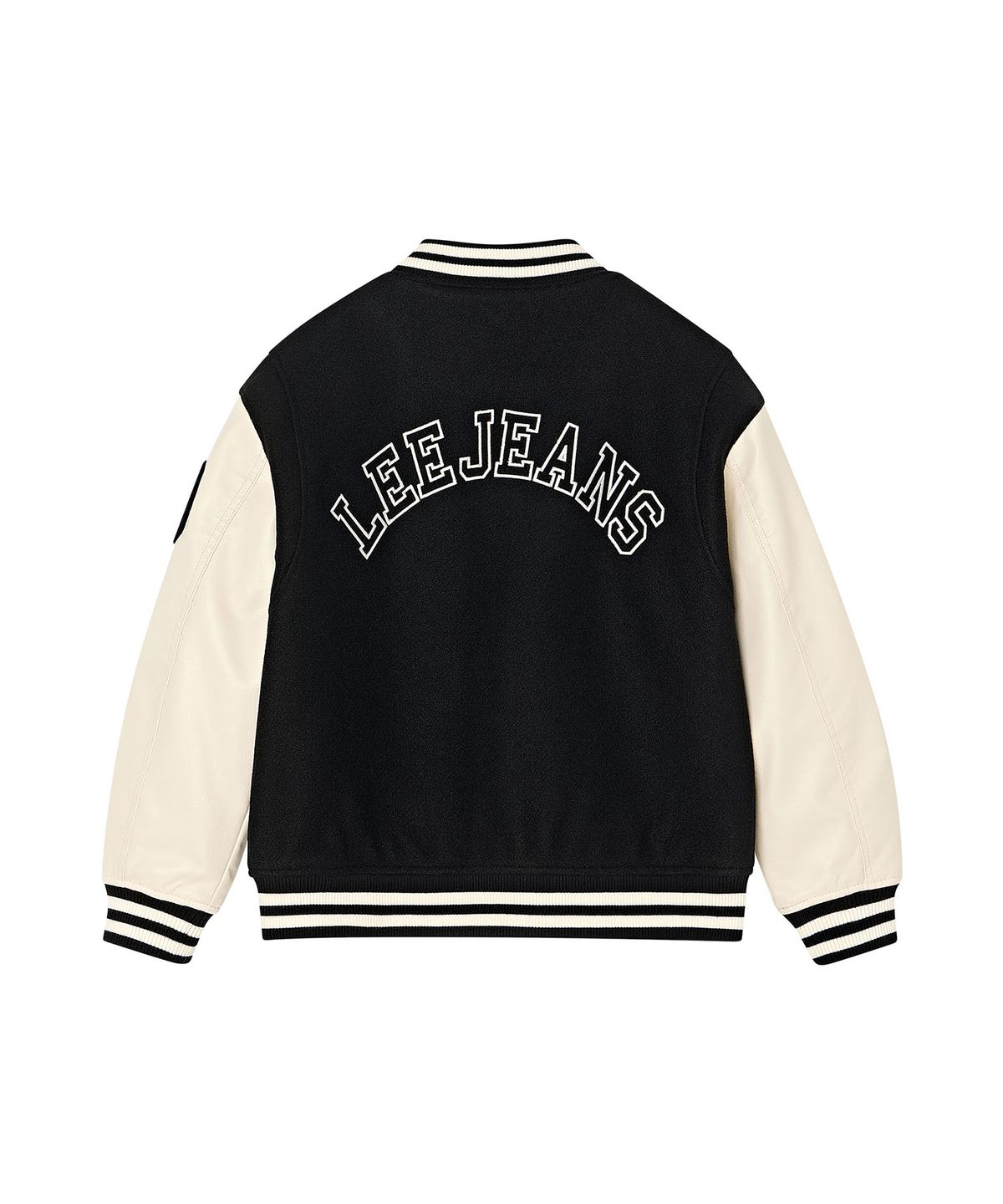 리 키즈(LEE KIDS) 레터링 바시티 점퍼 블랙 LK2603JU10BK