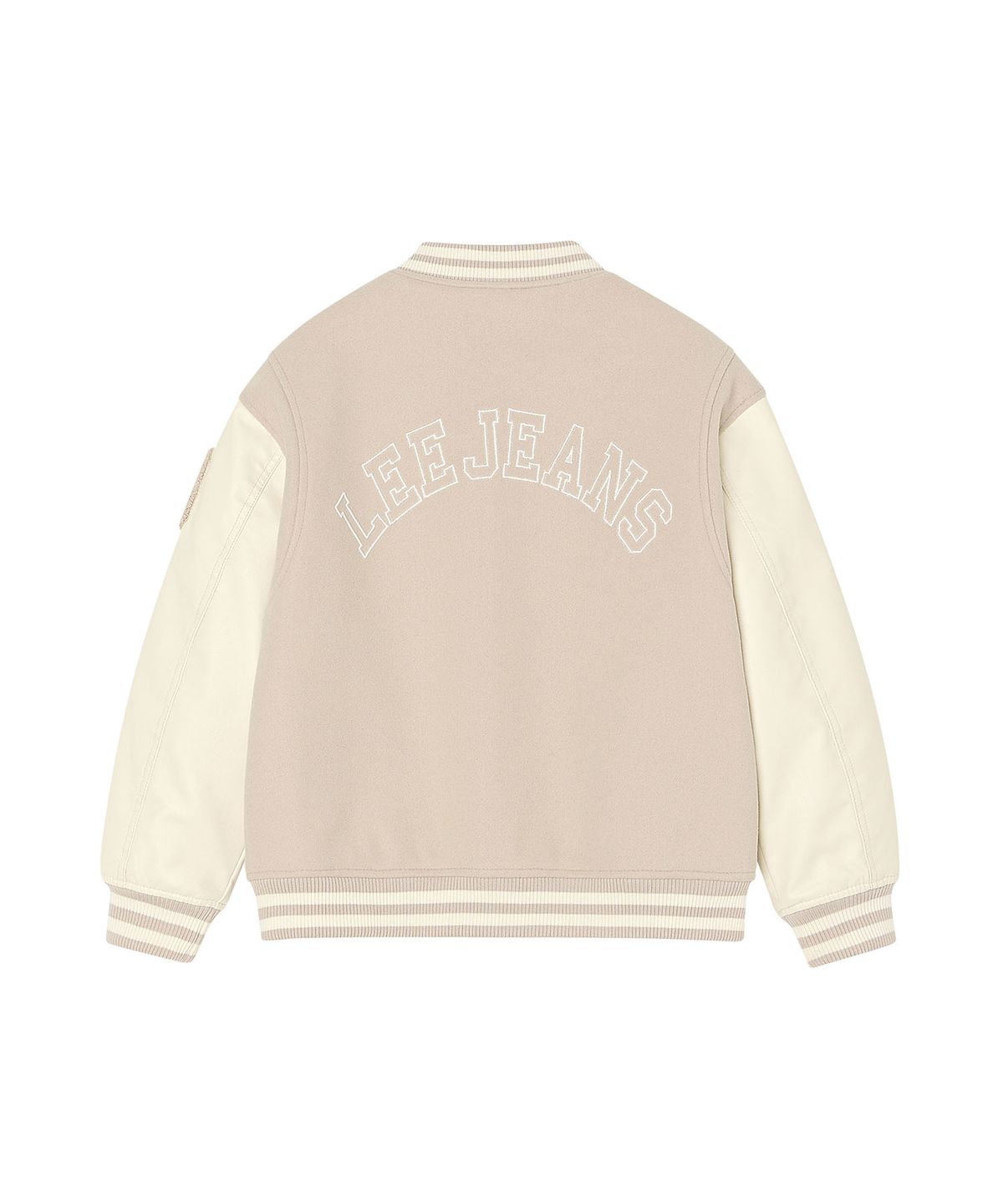 리 키즈(LEE KIDS) 레터링 바시티 점퍼 카키 LK2603JU10KH