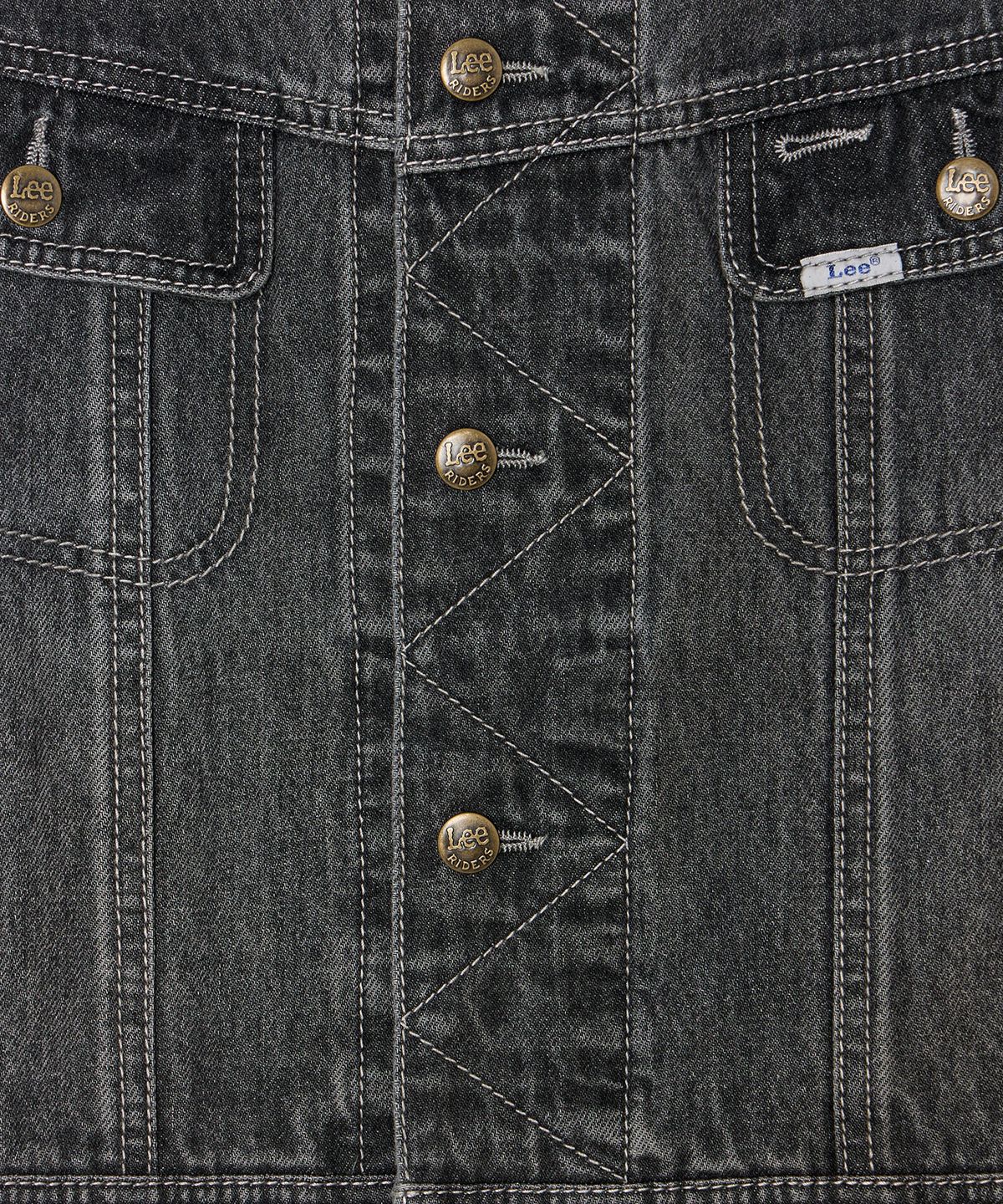 리 키즈(LEE KIDS) 시그니처 데님 자켓 블랙 LK2603IJ01BK