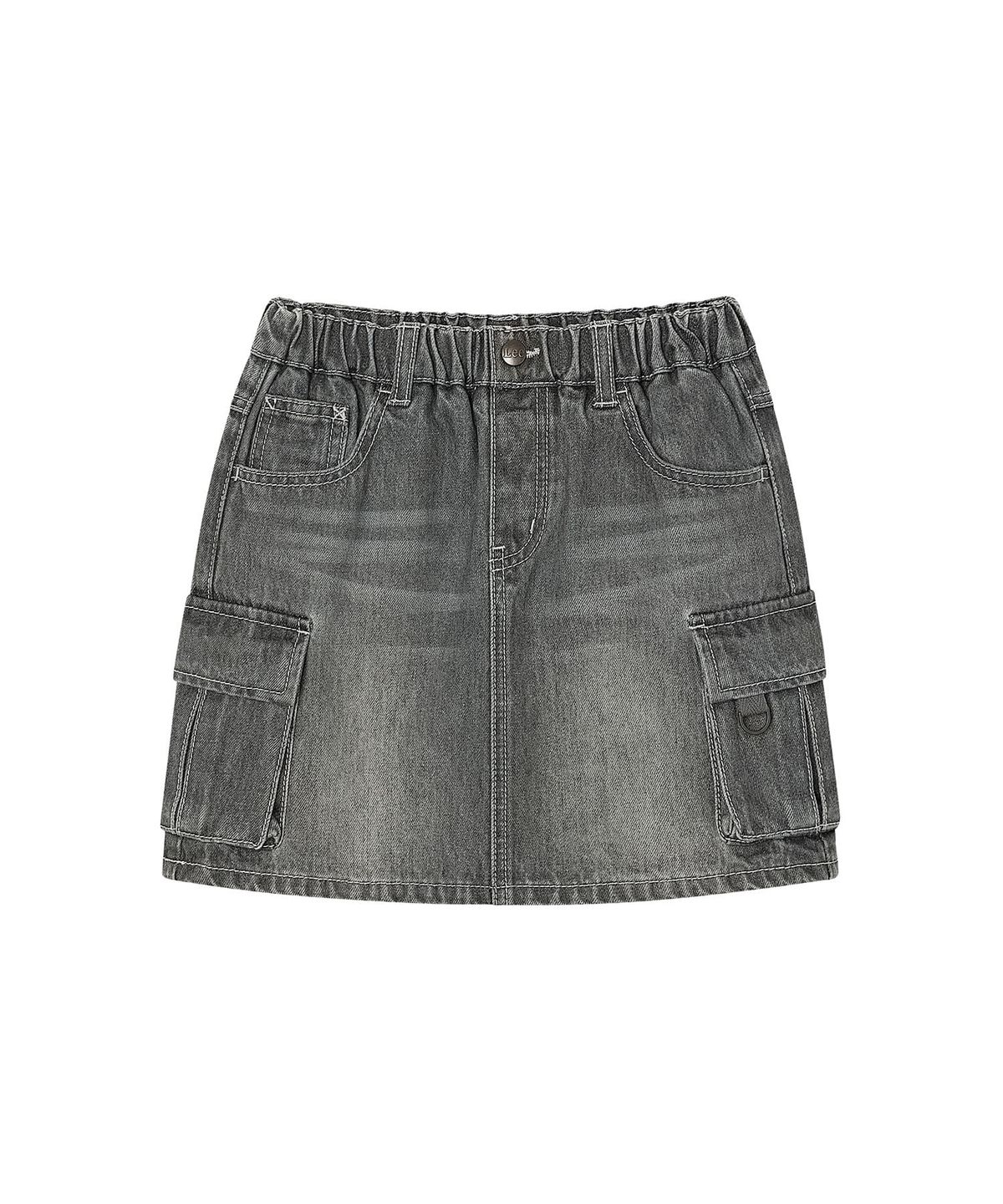 리 키즈(LEE KIDS) 카고 데님 스커트 라이트그레이 LK2603SR71LG