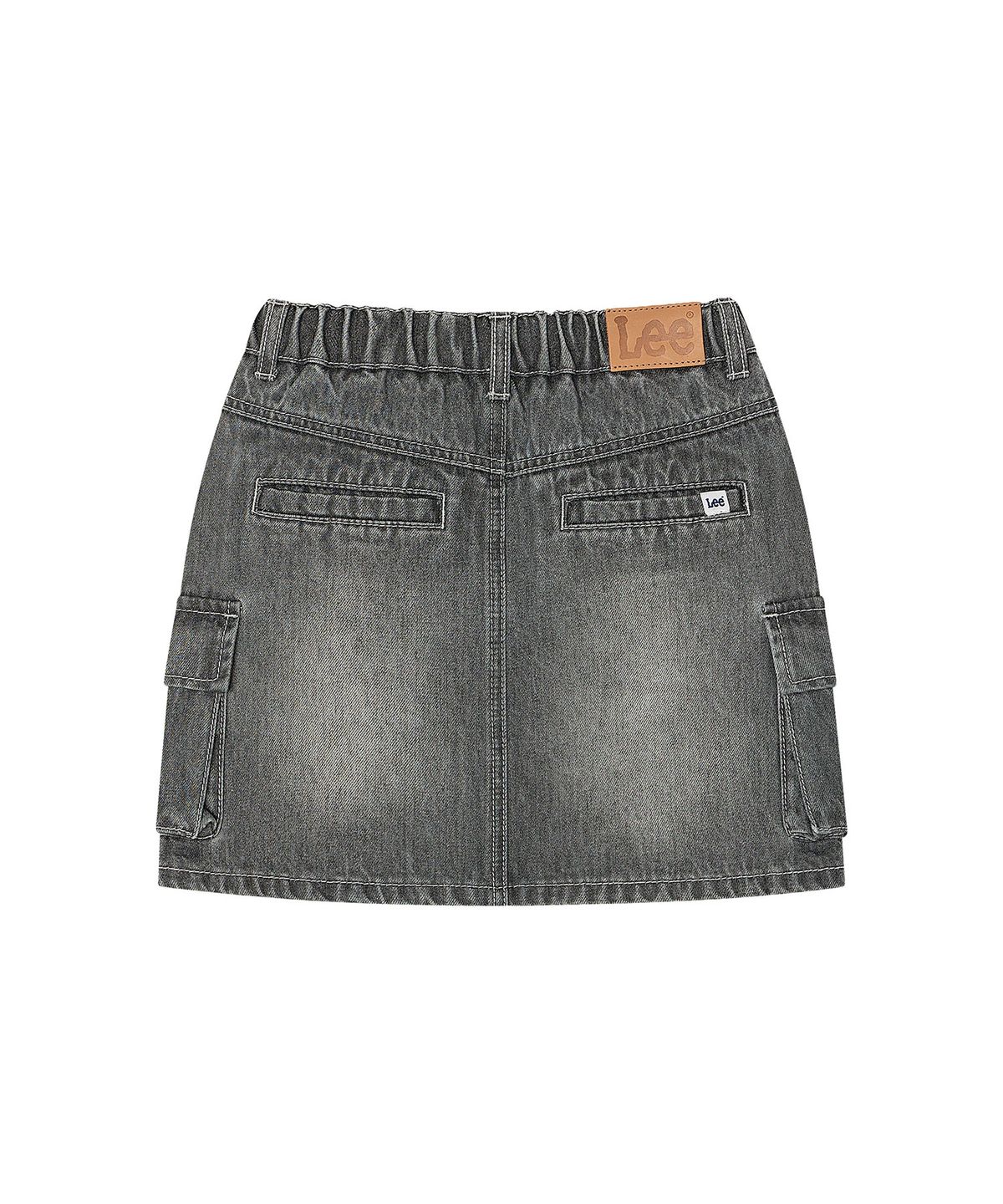 리 키즈(LEE KIDS) 카고 데님 스커트 라이트그레이 LK2603SR71LG