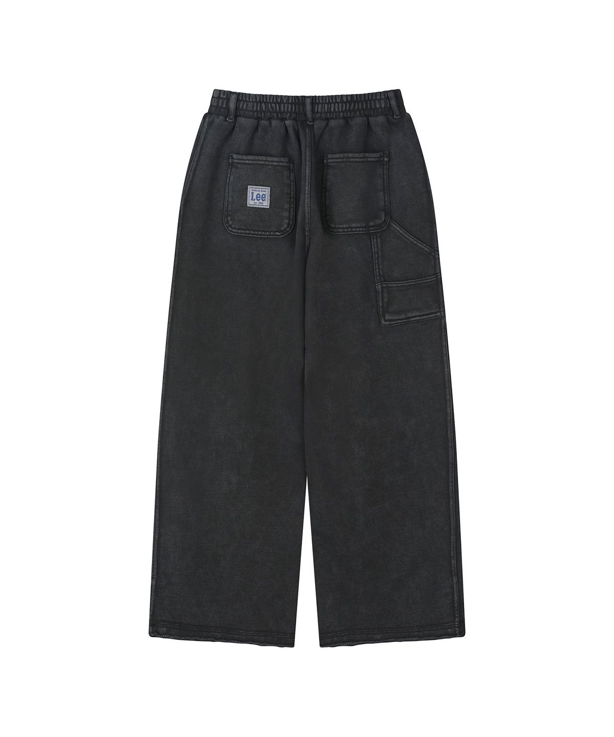 리 키즈(LEE KIDS) 피그먼트 루즈 와이드 스트레이트 스웻 팬츠 차콜 LK2603JP13CH