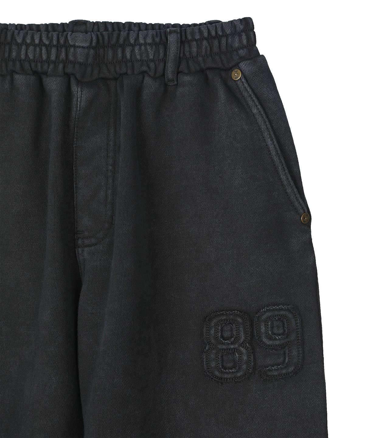 리 키즈(LEE KIDS) 피그먼트 루즈 와이드 스트레이트 스웻 팬츠 차콜 LK2603JP13CH