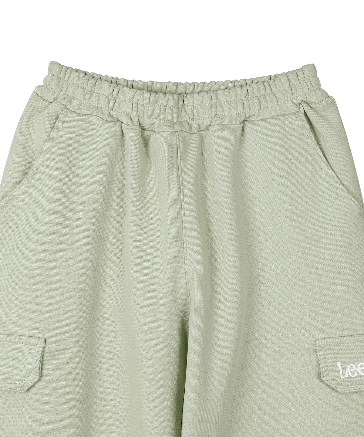 리 키즈(LEE KIDS) 카고 루즈 와이드 스트레이트 스웻 팬츠 올리브 LK2603JP10OL