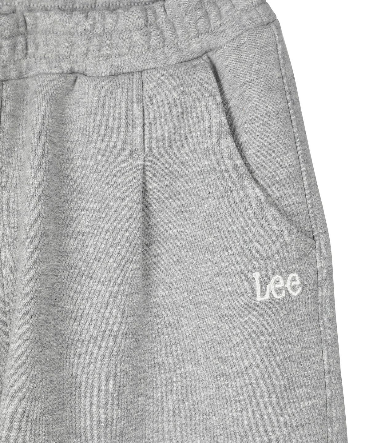 리 키즈(LEE KIDS) 베이직 와이드 스트레이트 스웻 팬츠 멜란지그레이 LK2603JP02MG