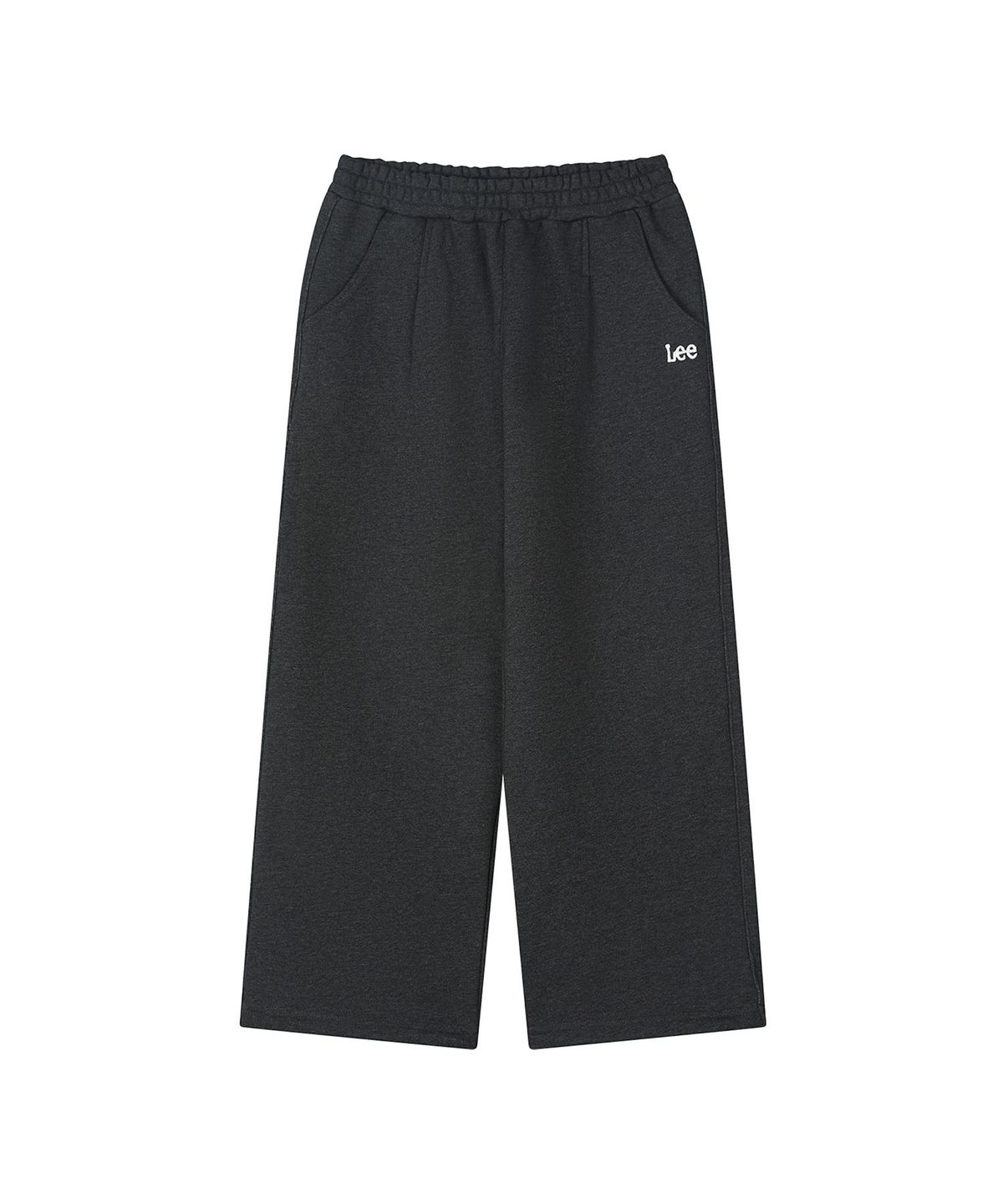 리 키즈(LEE KIDS) 베이직 와이드 스트레이트 스웻 팬츠 차콜 LK2603JP02CH