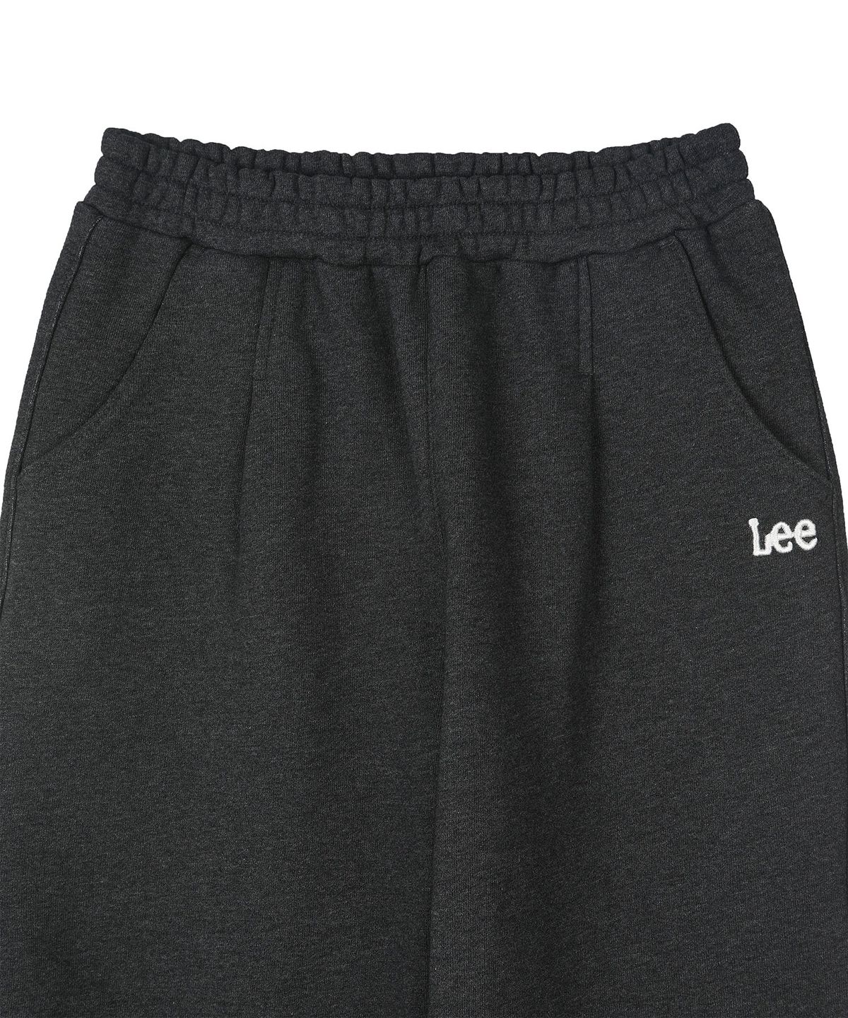 리 키즈(LEE KIDS) 베이직 와이드 스트레이트 스웻 팬츠 차콜 LK2603JP02CH