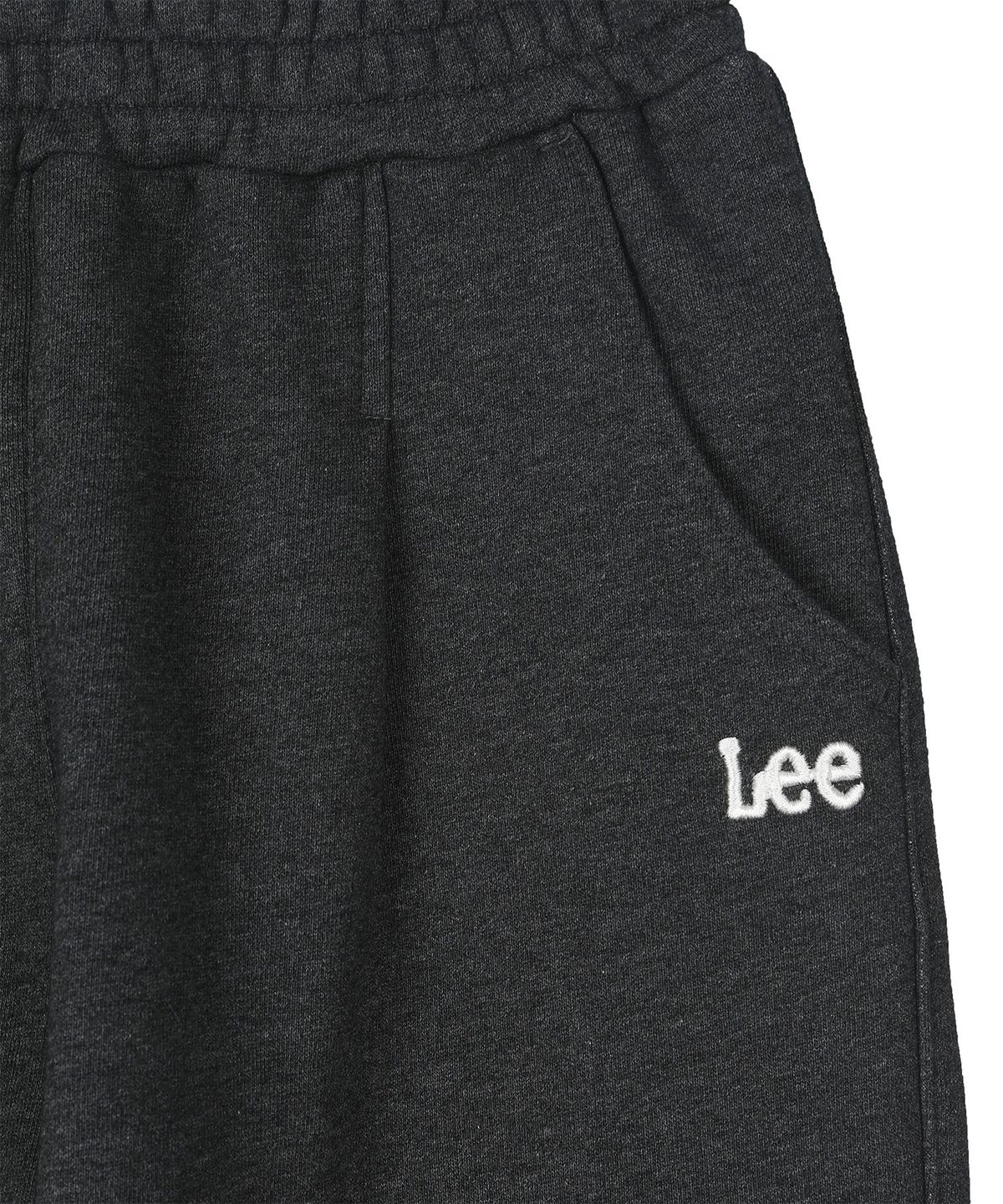 리 키즈(LEE KIDS) 베이직 와이드 스트레이트 스웻 팬츠 차콜 LK2603JP02CH