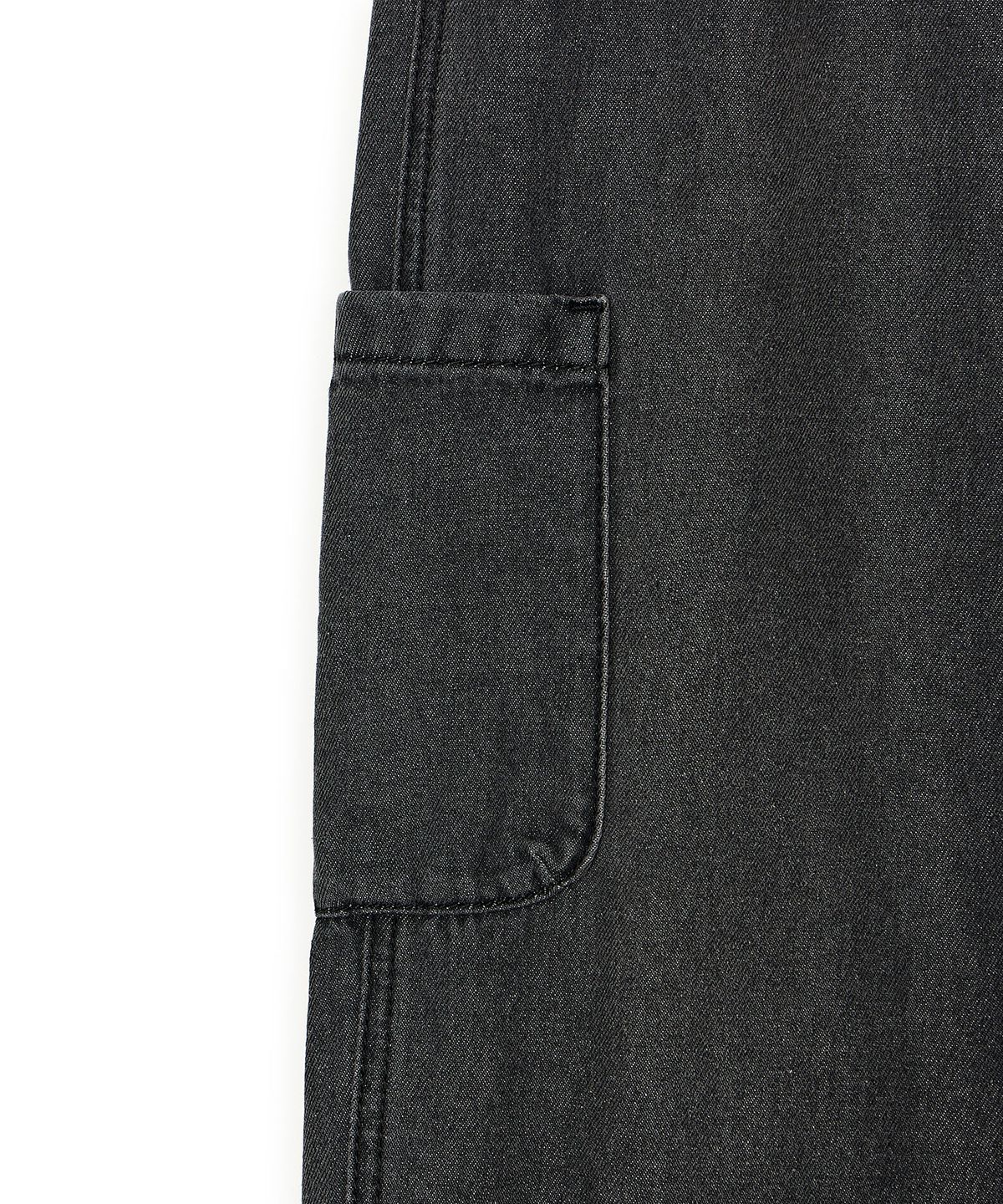 리 키즈(LEE KIDS) 카고 와이드 스트레이트 데님 팬츠 블랙 LK2603IP31BK