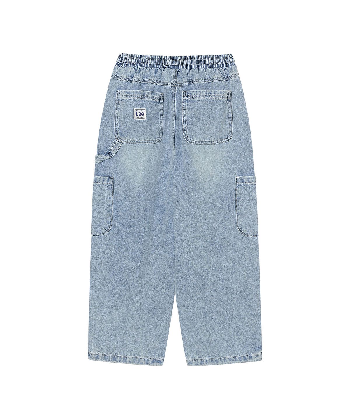 리 키즈(LEE KIDS) 카고 와이드 스트레이트 데님 팬츠 인디고라이트 LK2603IP31IL