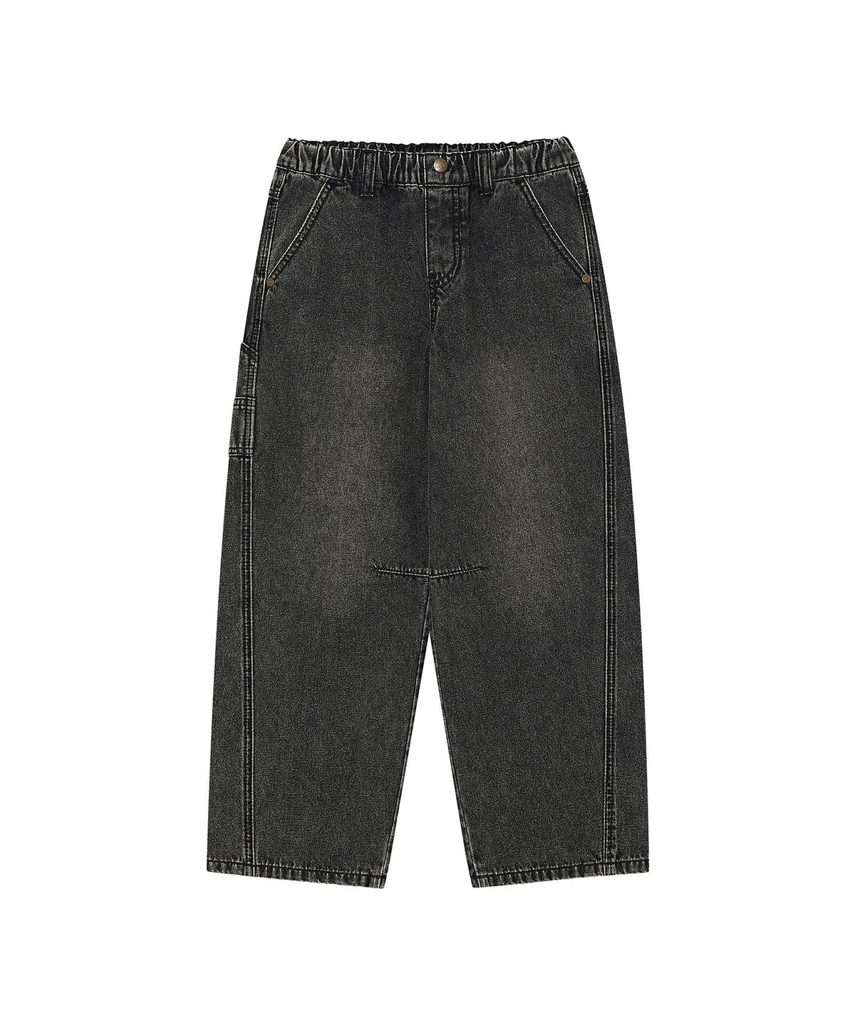 리 키즈(LEE KIDS) 와이드 스트레이트 데님 팬츠 그레이 LK2603IP30GR