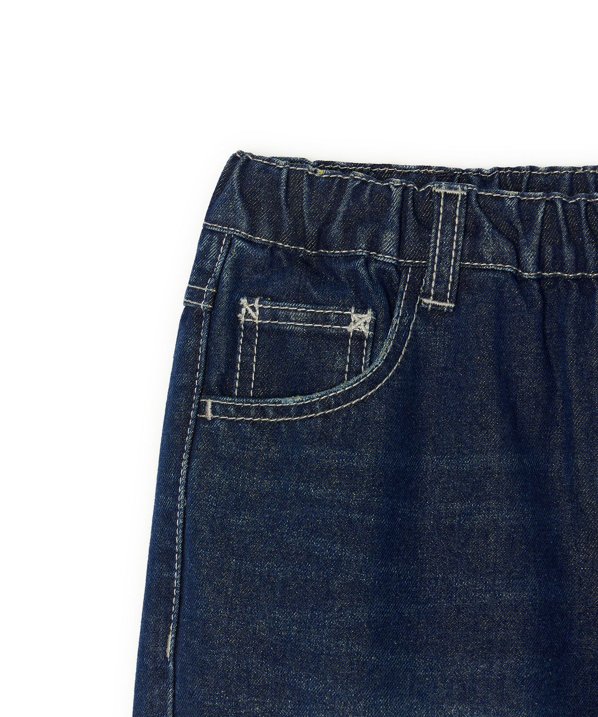 리 키즈(LEE KIDS) 카고 루즈 스트레이트 데님 팬츠 인디고다크 LK2603IP21ID