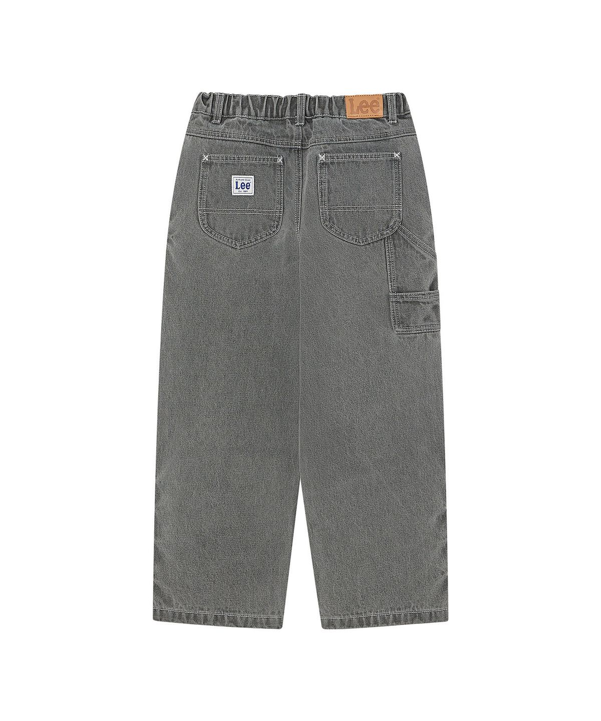 리 키즈(LEE KIDS) 퍼티그 루즈 스트레이트 데님 팬츠 그레이 LK2603IP20GR
