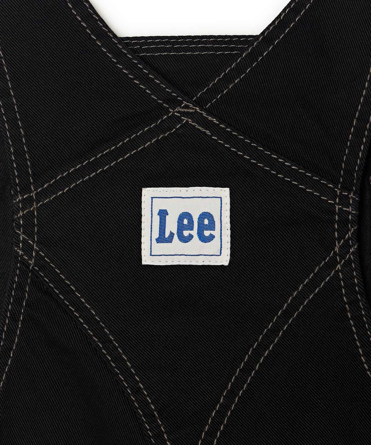 리 키즈(LEE KIDS) 더블니 데님 오버롤 팬츠 블랙 LK2603OR02BK