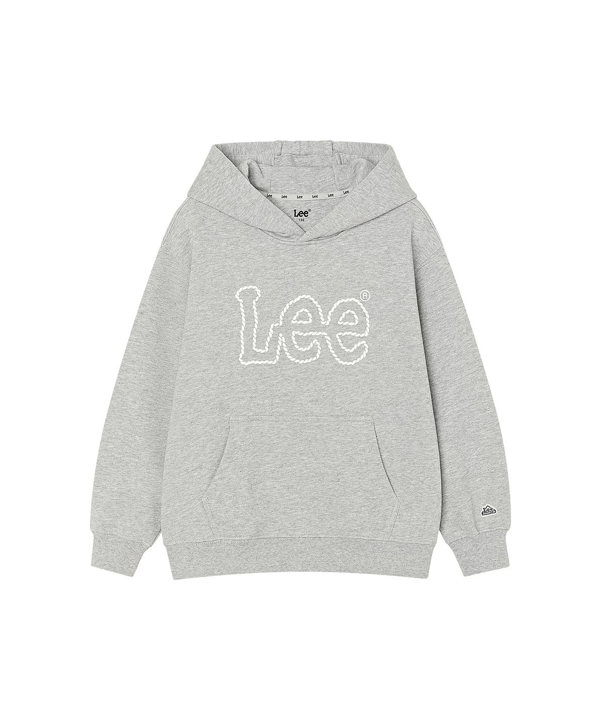 리 키즈(LEE KIDS) 로프 빅트위치 후디 셋업 멜란지그레이 LK2603SU51MG