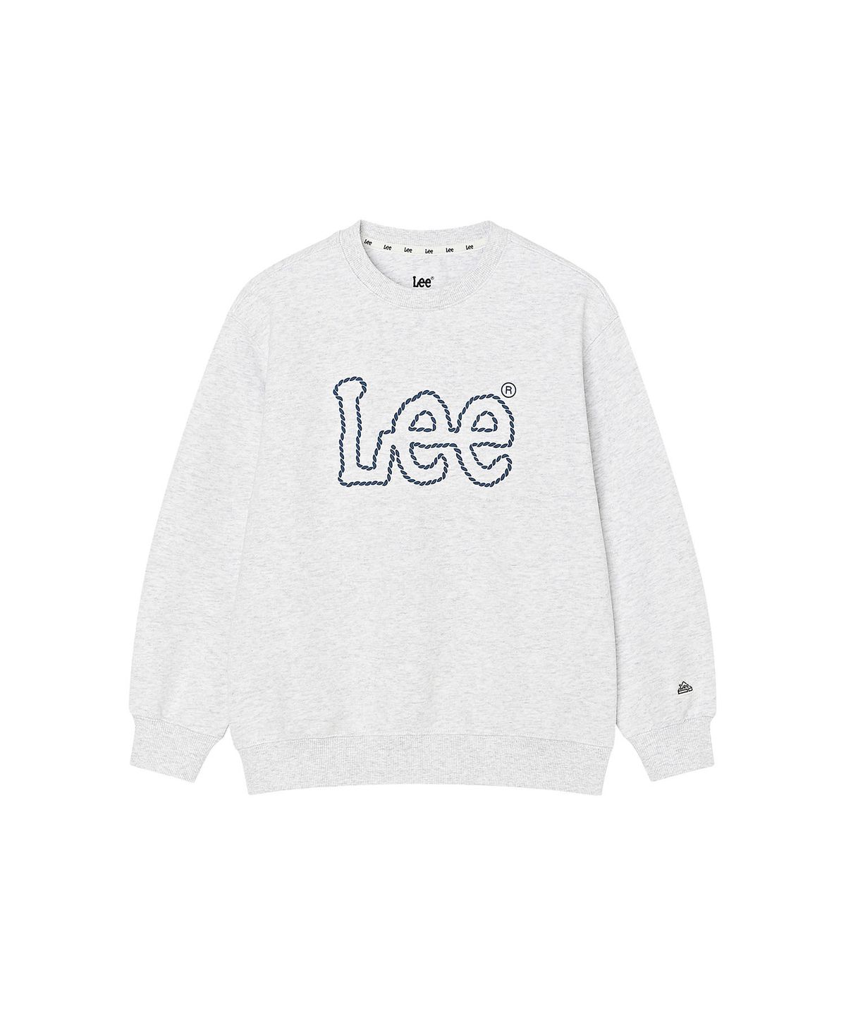 리 키즈(LEE KIDS) 로프 빅트위치 스웻 셋업 화이트멜란지 LK2603SU50WM