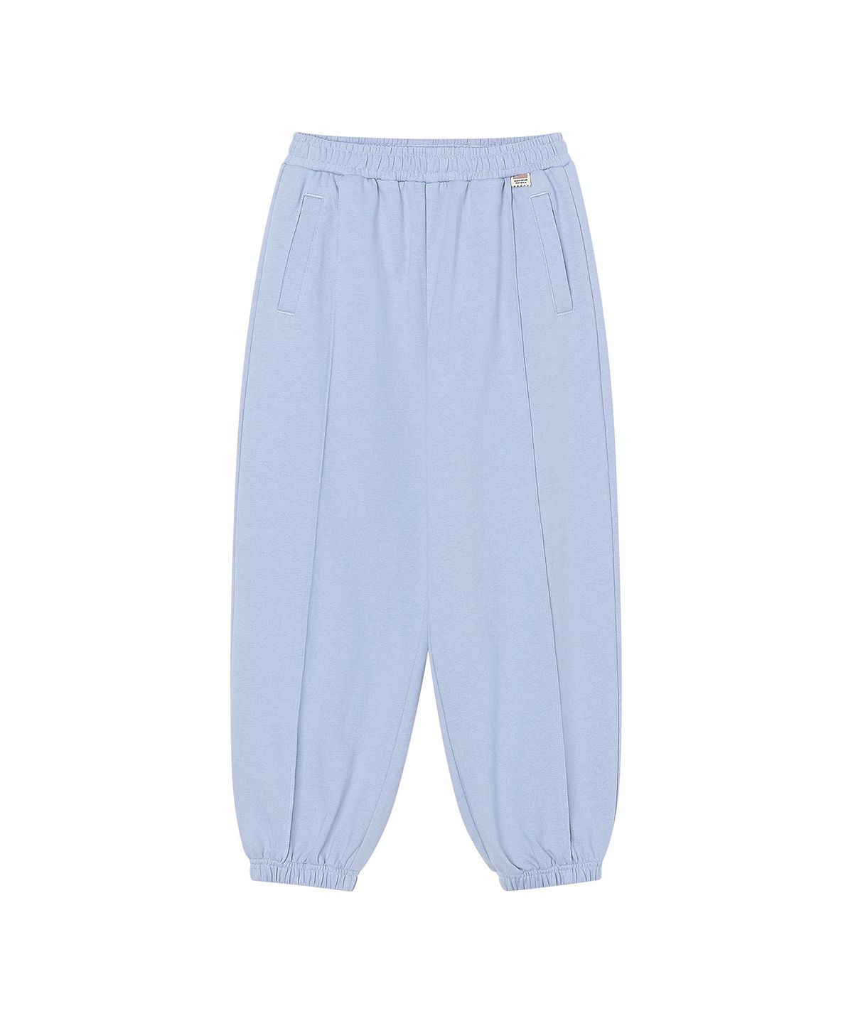 리 키즈(LEE KIDS) 라벨 코튼 맨투맨 셋업 라이트블루 LK2603SU17LB