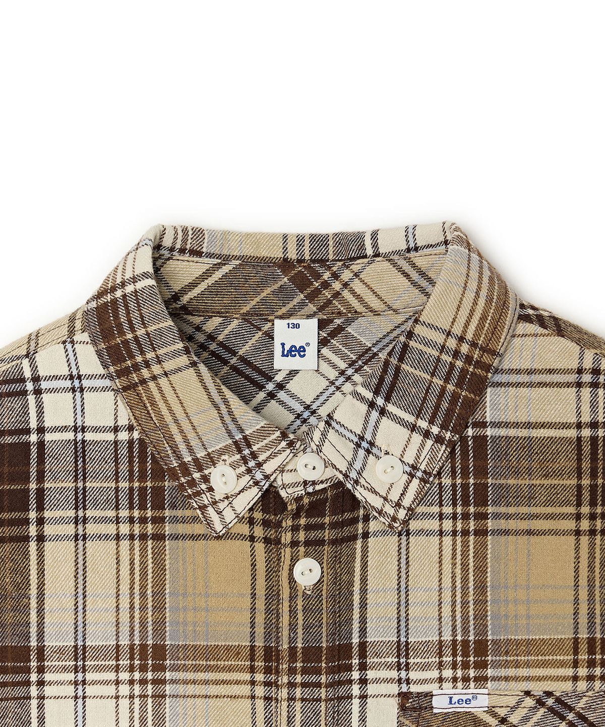 리 키즈(LEE KIDS) 체크셔츠 브라운 LK2603SH03BR