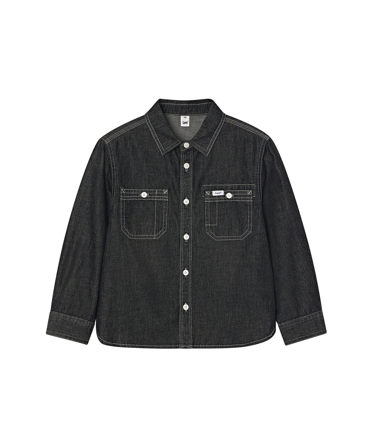 리 키즈(LEE KIDS) 데님 셔츠 블랙 LK2603SH02BK