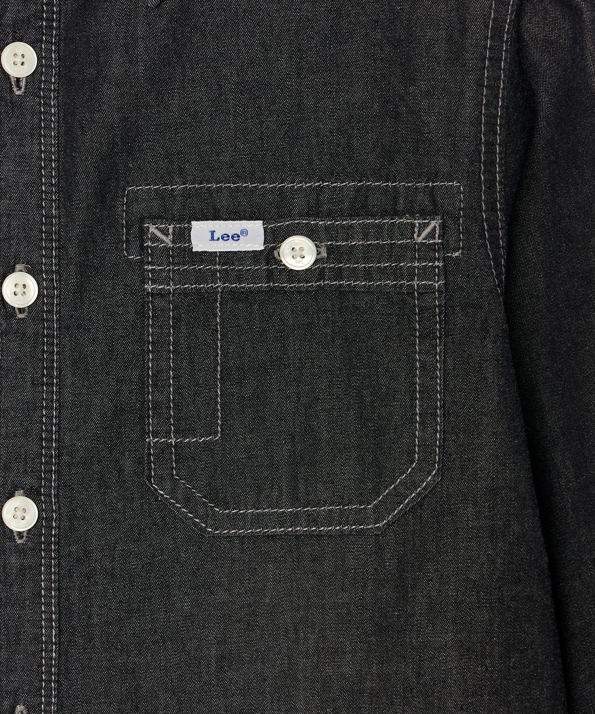 리 키즈(LEE KIDS) 데님 셔츠 블랙 LK2603SH02BK