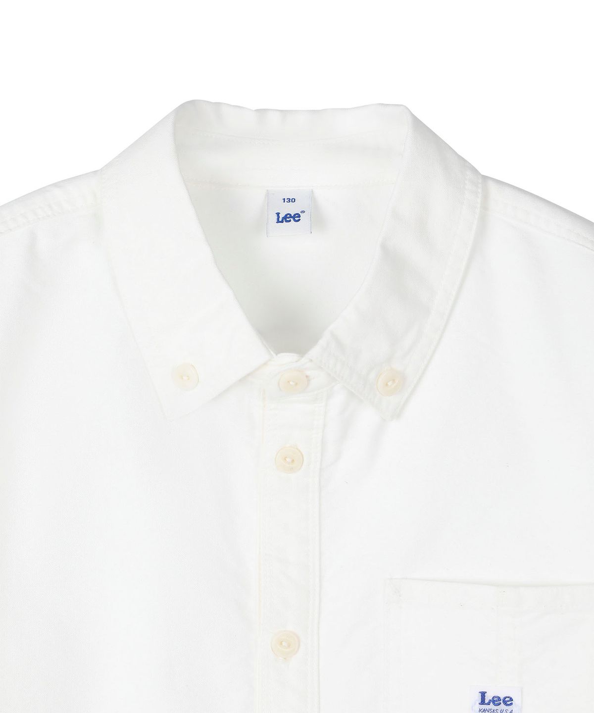 리 키즈(LEE KIDS) 옥스포드 셔츠 화이트 LK2603SH01WH
