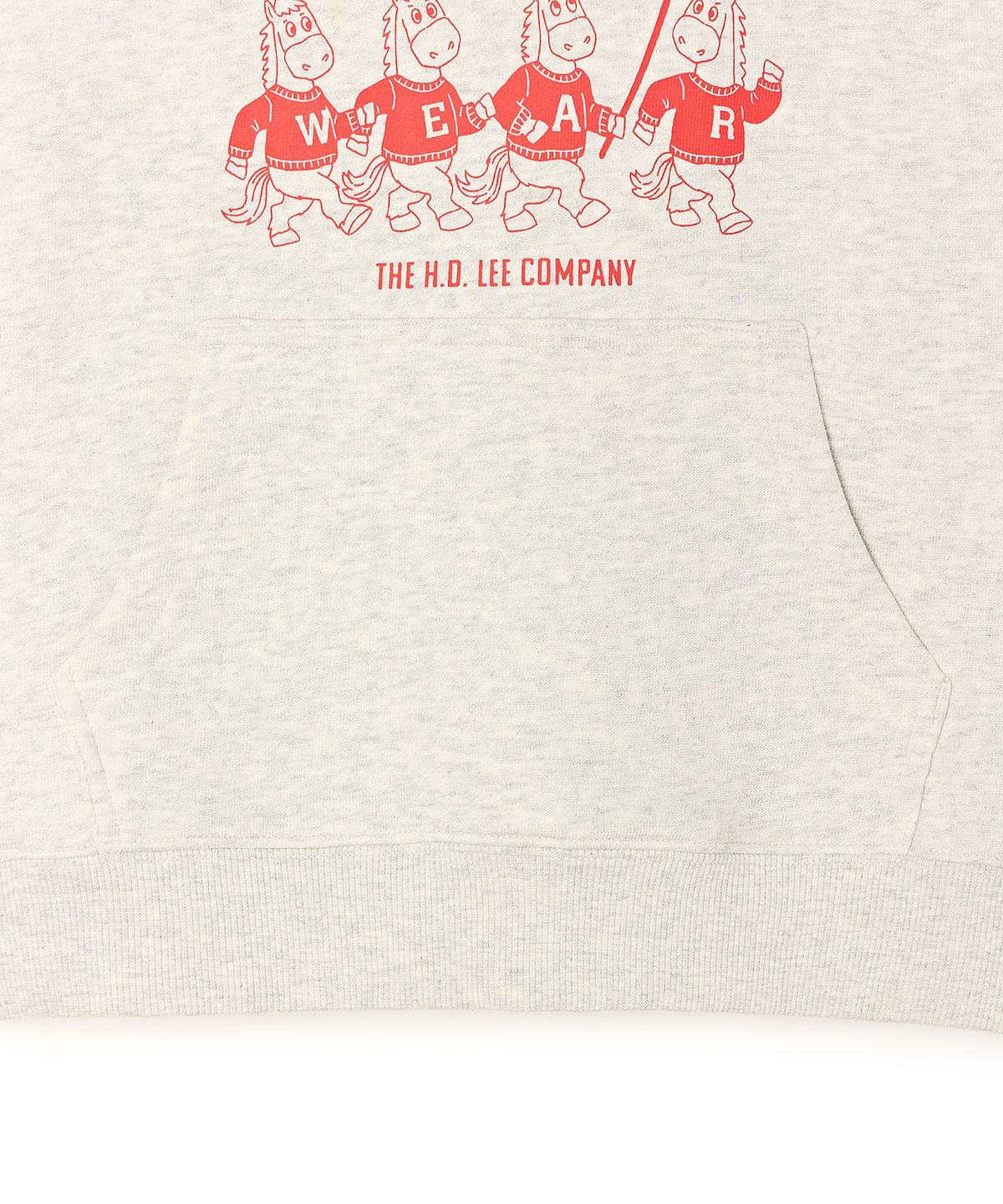 리 키즈(LEE KIDS) 빈티지 그래픽 포인트 후디 오트밀 LK2603HD10OT