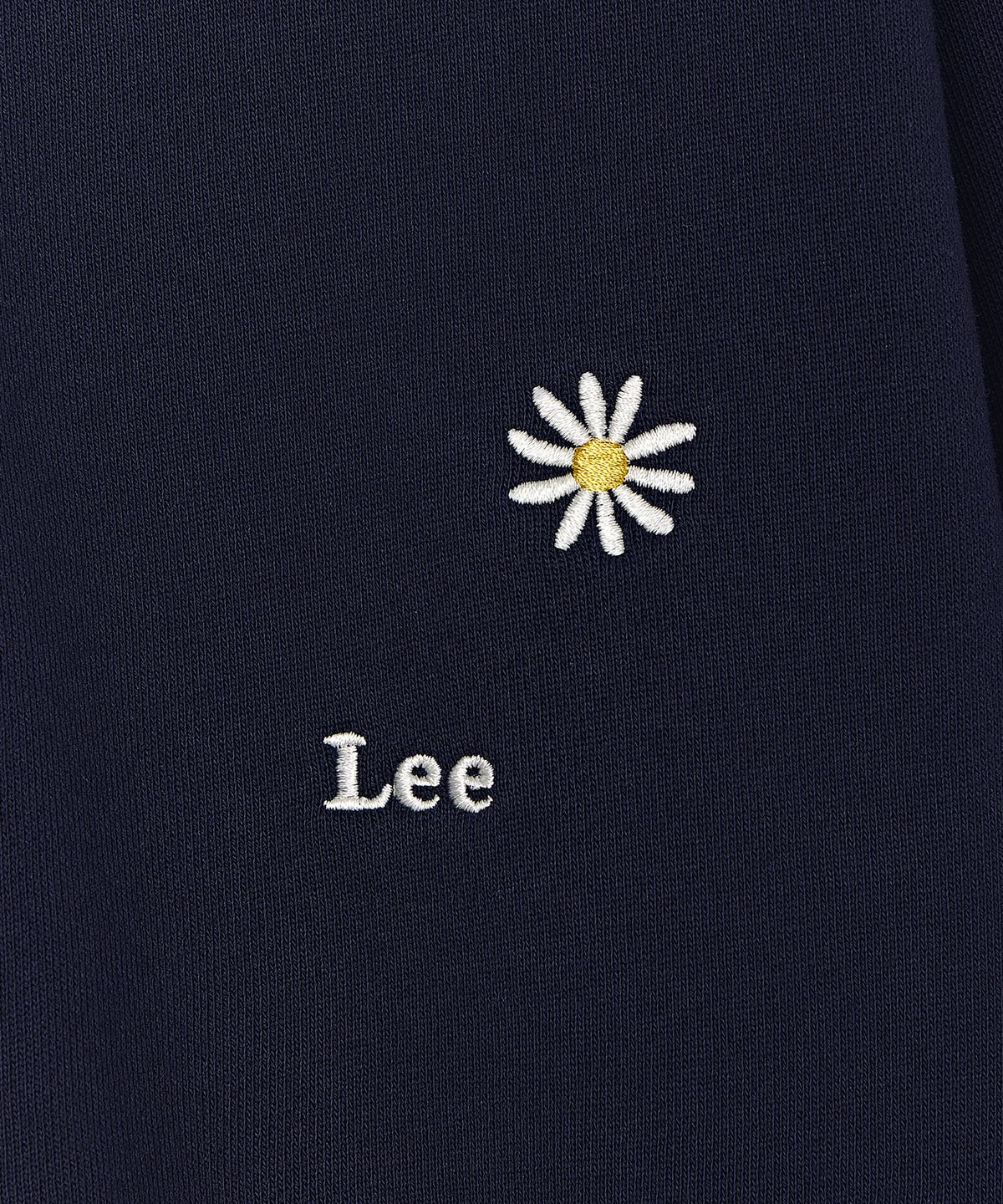 리 키즈(LEE KIDS) 데이지 자수 크롭 스웻셔츠 네이비 LK2603CR70NA
