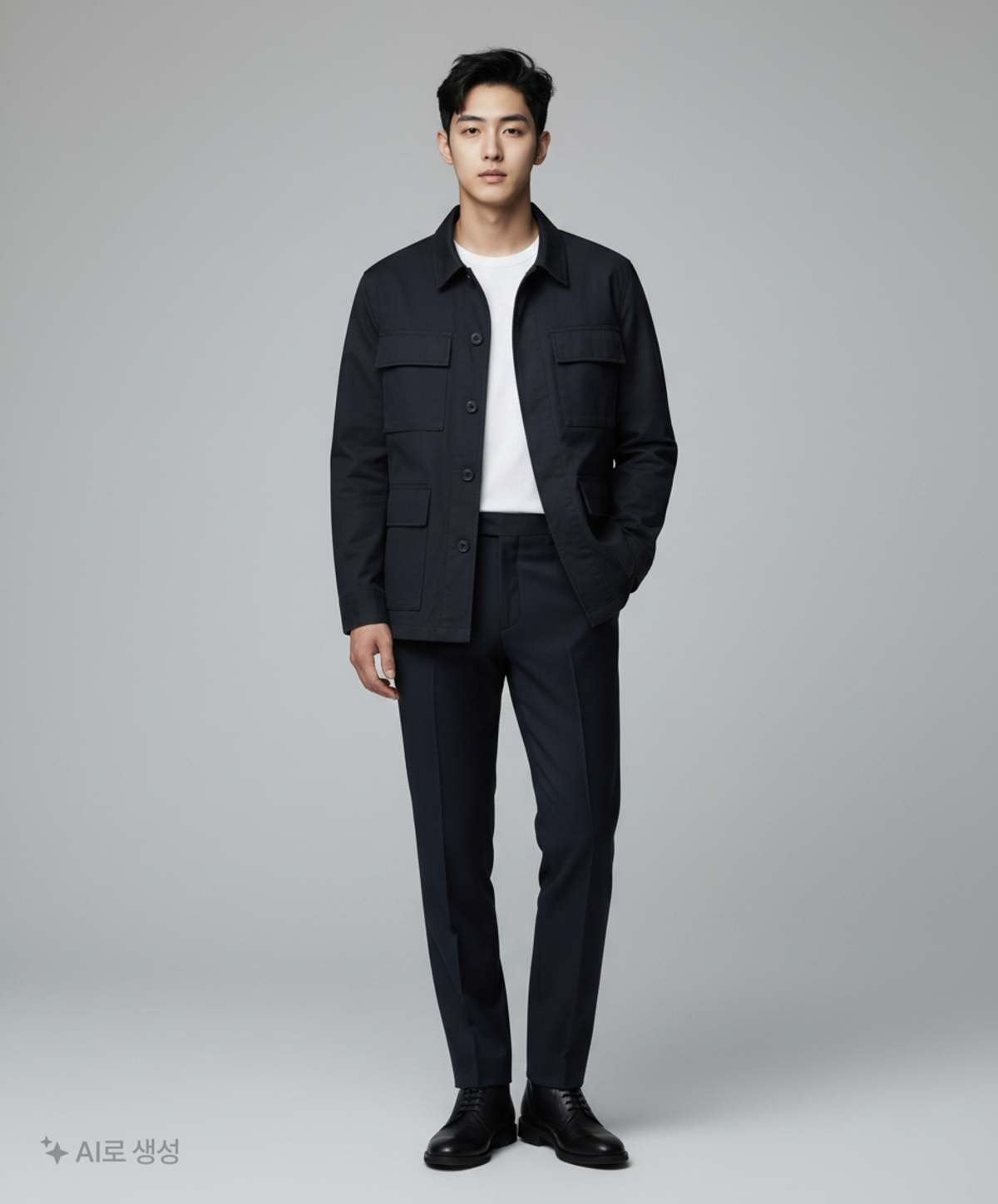 무신사 스탠다드(MUSINSA STANDARD) BDU 재킷 [블랙] L