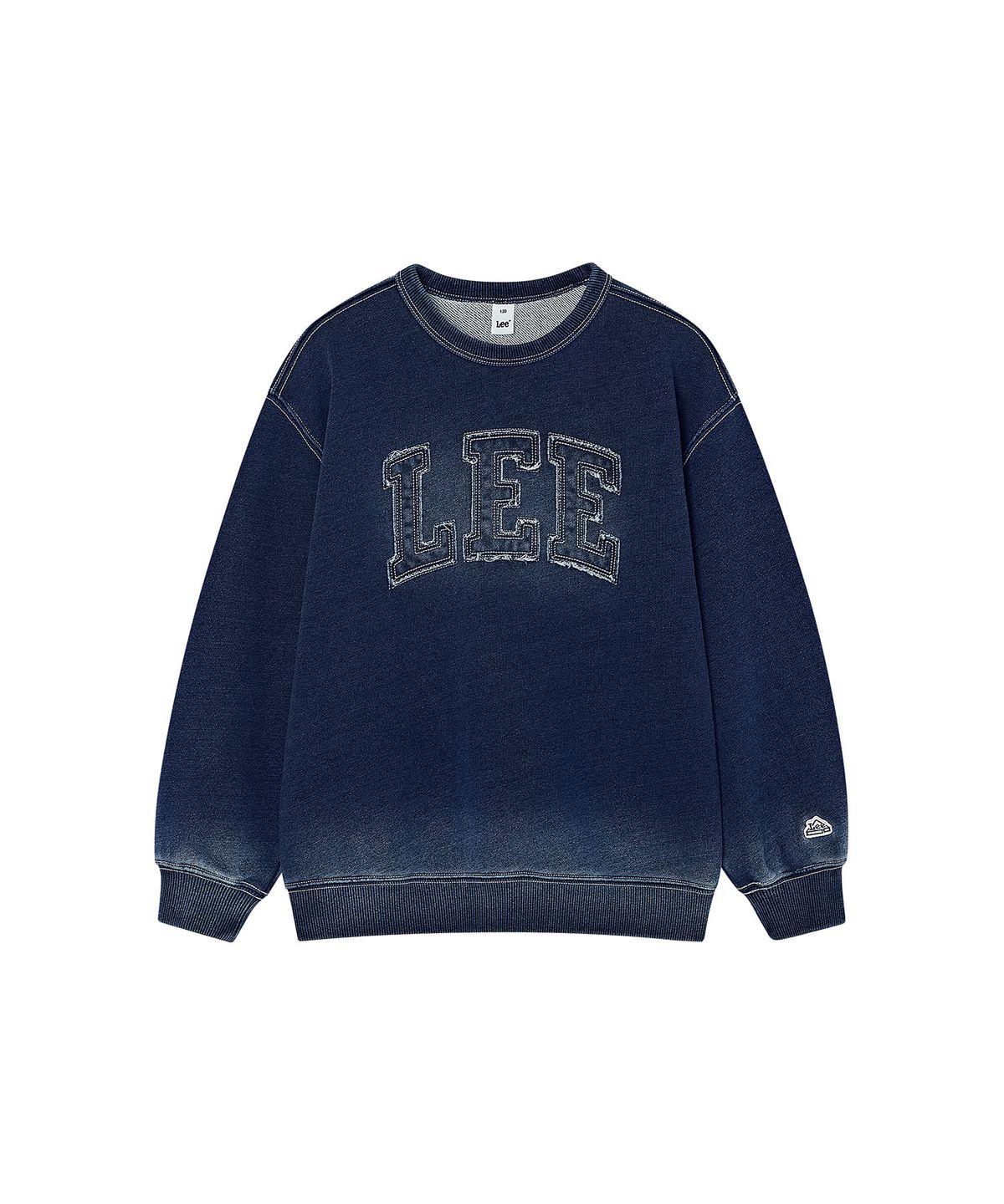 리 키즈(LEE KIDS) 컬리지 로고 스웻셔츠 인디고 LK2603CR12IN