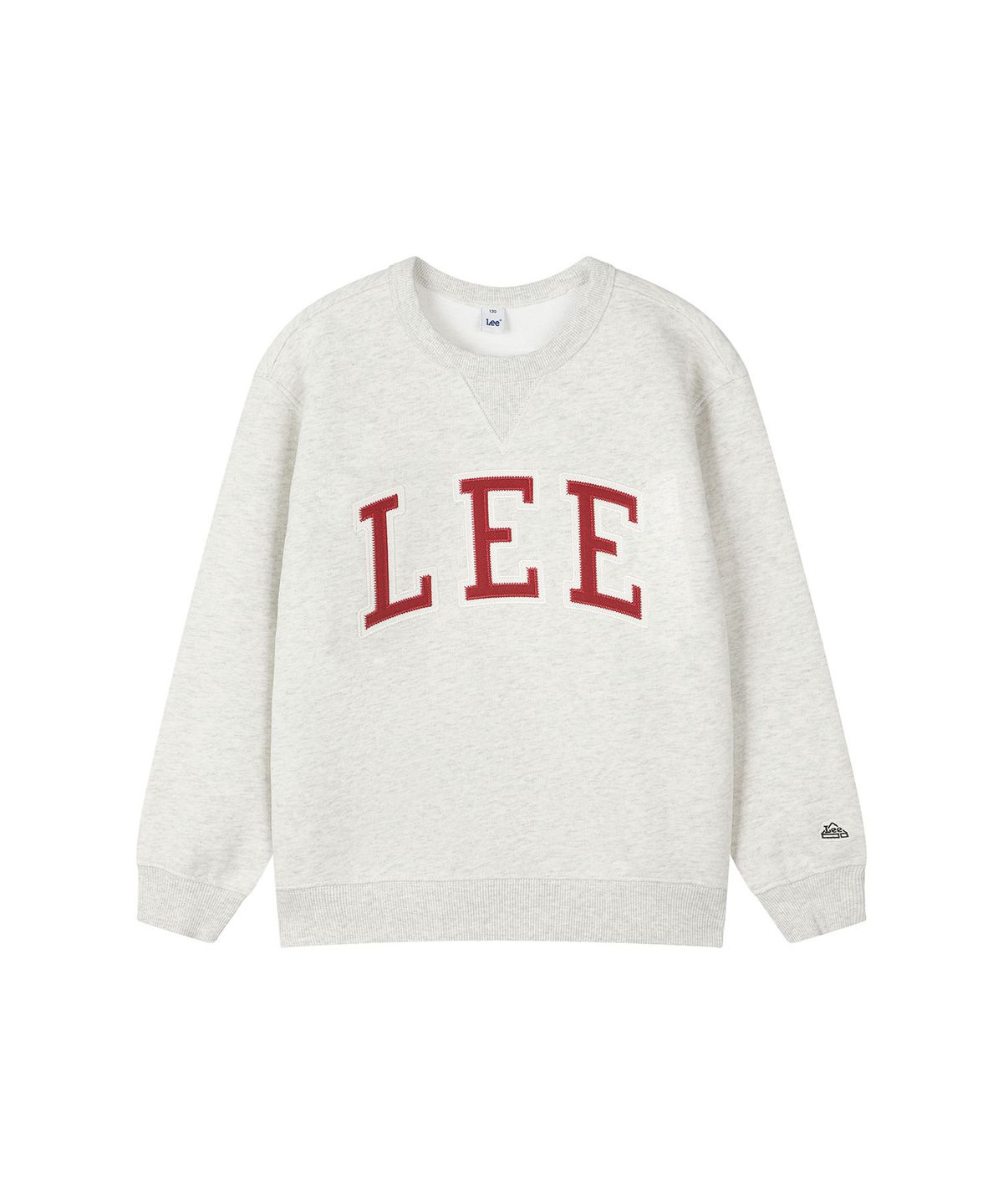리 키즈(LEE KIDS) 컬리지 로고 스웻셔츠 오트밀 LK2603CR10OT