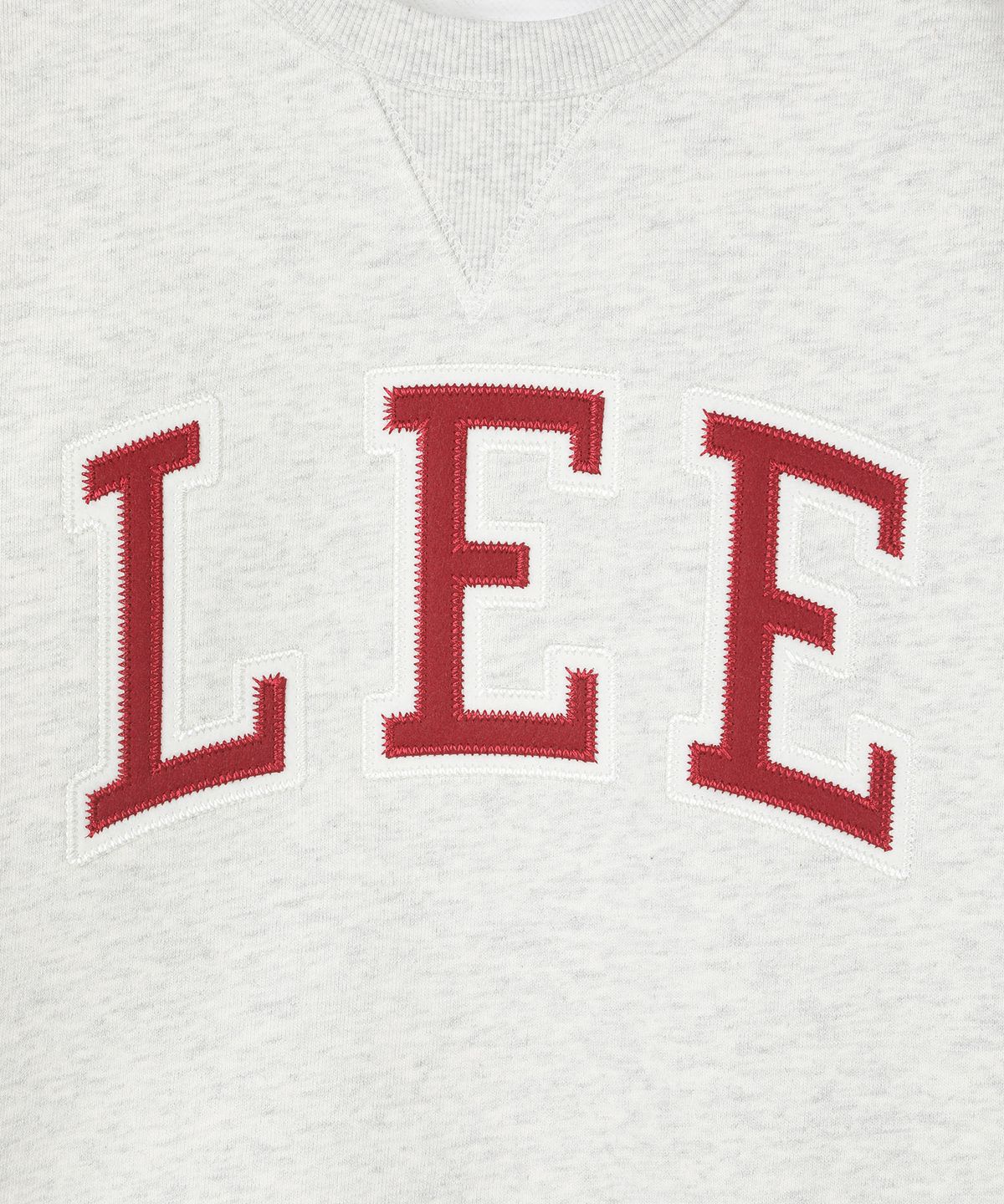 리 키즈(LEE KIDS) 컬리지 로고 스웻셔츠 오트밀 LK2603CR10OT