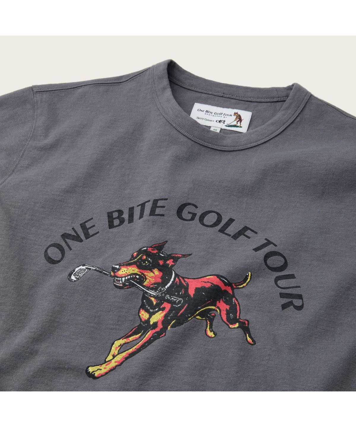 헨리코튼(HENRY COTTONS) [BSC X OTCT] Artwork Short-sleeve T-shirts_ Dog AYTAW26601GYX