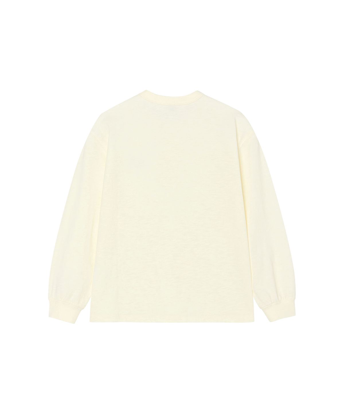 리 키즈(LEE KIDS) 빈티지 로고라벨 헨리넥 긴팔티셔츠 아이보리 LK2603LT14IV