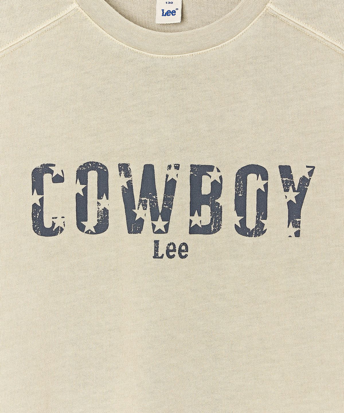 리 키즈(LEE KIDS) 피그먼트 그래픽 티셔츠 카키 LK2603LT13KH