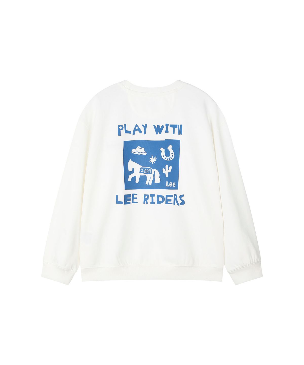 리 키즈(LEE KIDS) LEE RIDERS 라글란 그래픽 티셔츠 화이트 LK2603LT12WH