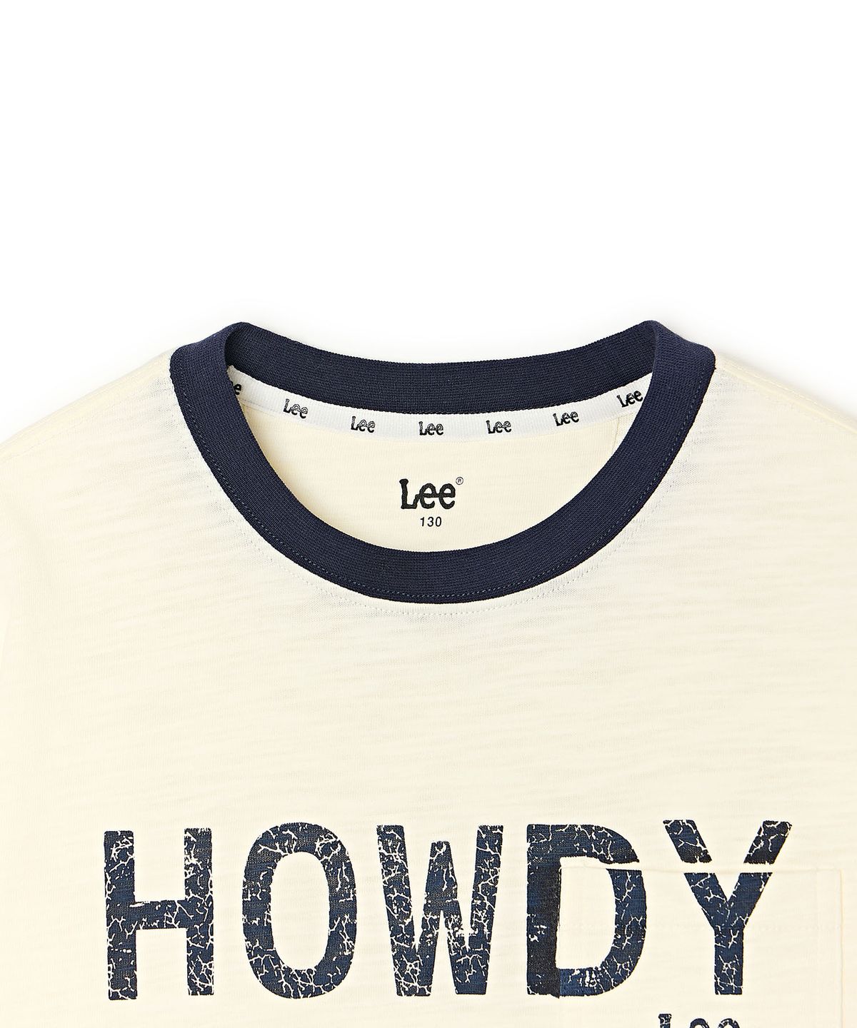 리 키즈(LEE KIDS) 링거 긴팔 티셔츠 아이보리 LK2603LT10IV