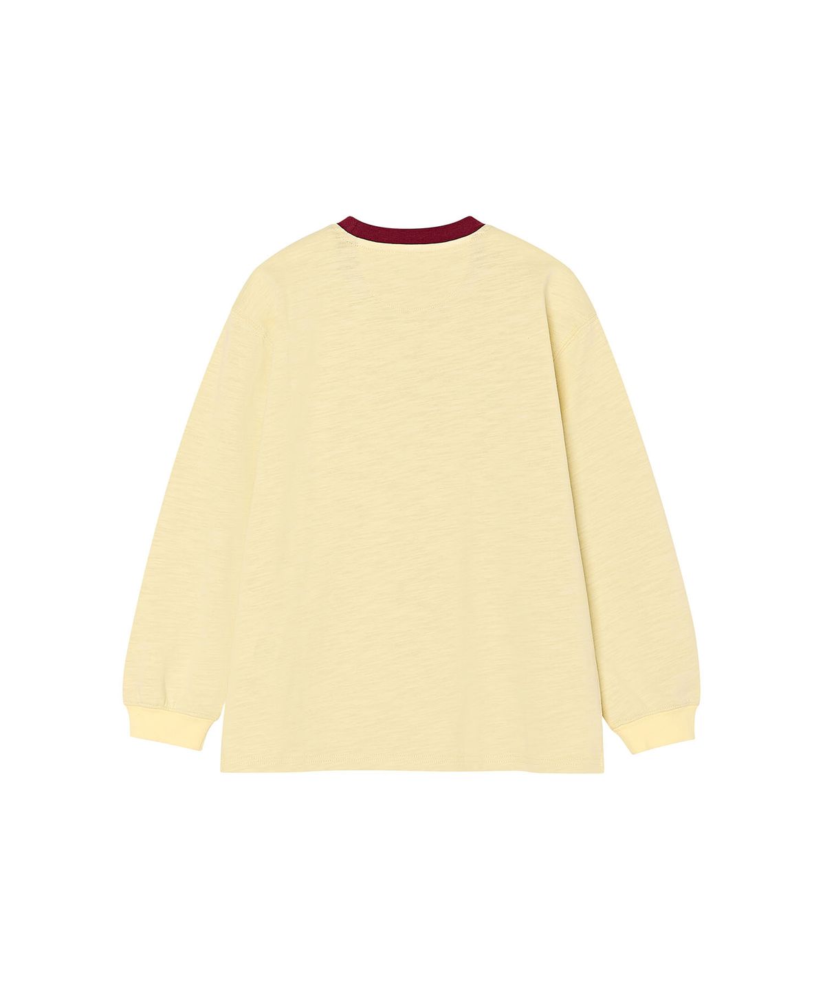 리 키즈(LEE KIDS) 링거 긴팔 티셔츠 라이트옐로우 LK2603LT10LY