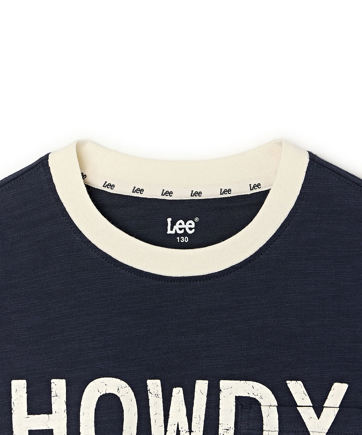 리 키즈(LEE KIDS) 링거 긴팔 티셔츠 네이비 LK2603LT10NA