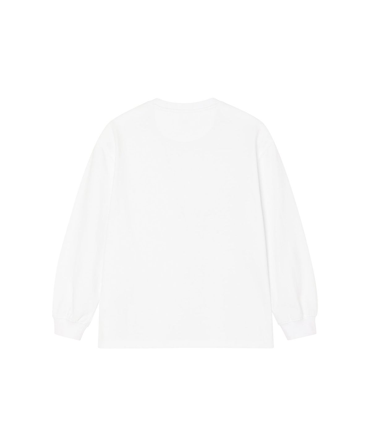리 키즈(LEE KIDS) 스몰트위치 포켓 포인트 긴팔티셔츠 화이트 LK2603LT08WH