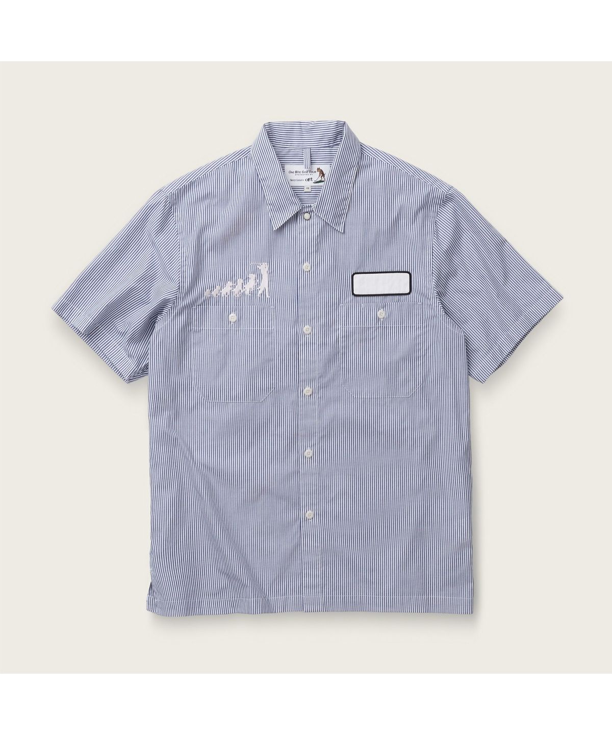 헨리코튼(HENRY COTTONS) [BSC X OTCT] Stripe Short sleeve shirts AYSAW26611BUL