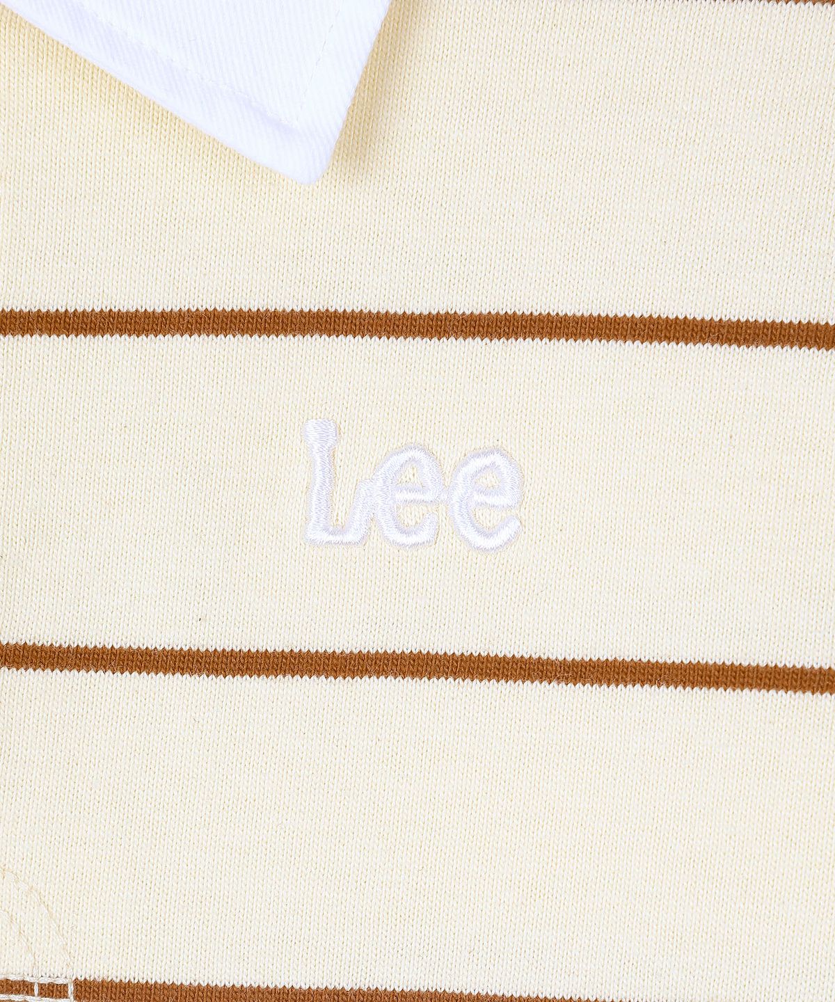 리 키즈(LEE KIDS) 럭비 스트라이프 티셔츠 라이트옐로우 LK2603LT05LY