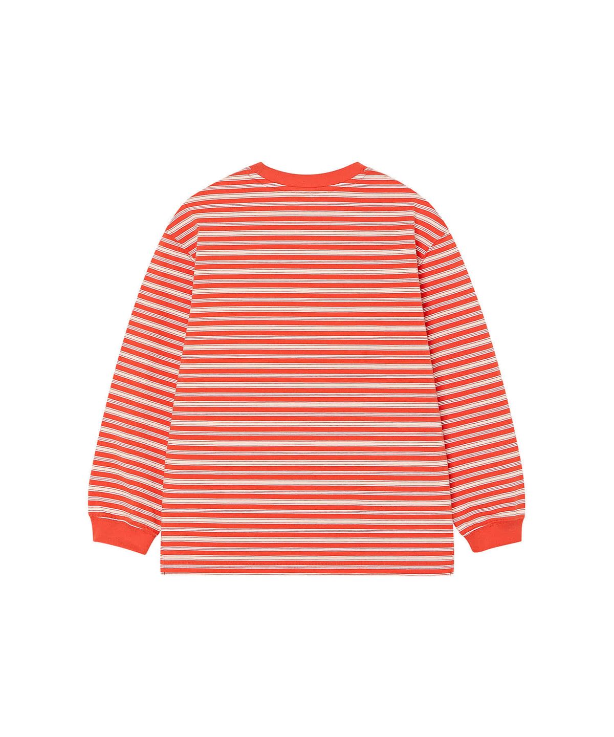 리 키즈(LEE KIDS) 잔스트라이프 긴팔티셔츠 오렌지 LK2603LT04OG