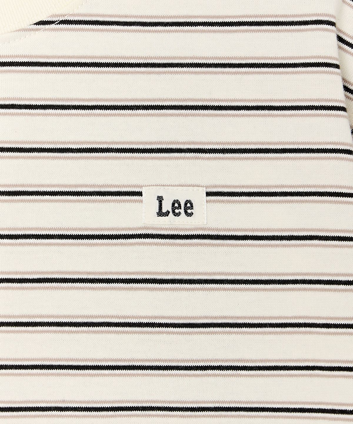 리 키즈(LEE KIDS) 잔스트라이프 긴팔티셔츠 베이지 LK2603LT03BE