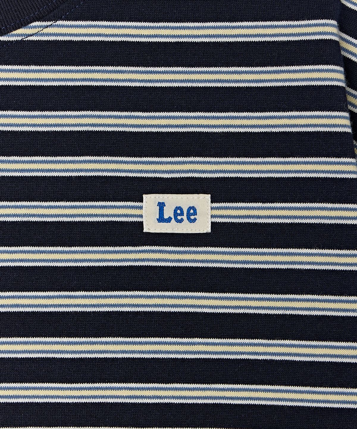 리 키즈(LEE KIDS) 잔스트라이프 긴팔티셔츠 네이비 LK2603LT03NA