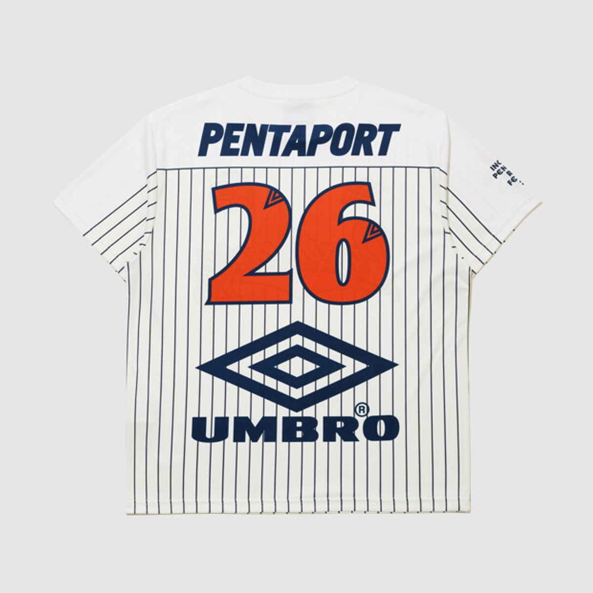 엄브로(UMBRO) 2026 PENTAPORT XUMBRO 게임 셔츠 화이트 UR323ORJ81