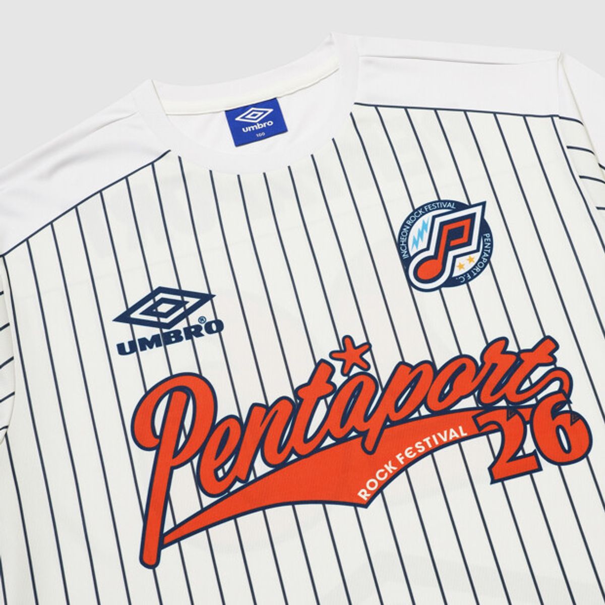 엄브로(UMBRO) 2026 PENTAPORT XUMBRO 게임 셔츠 화이트 UR323ORJ81