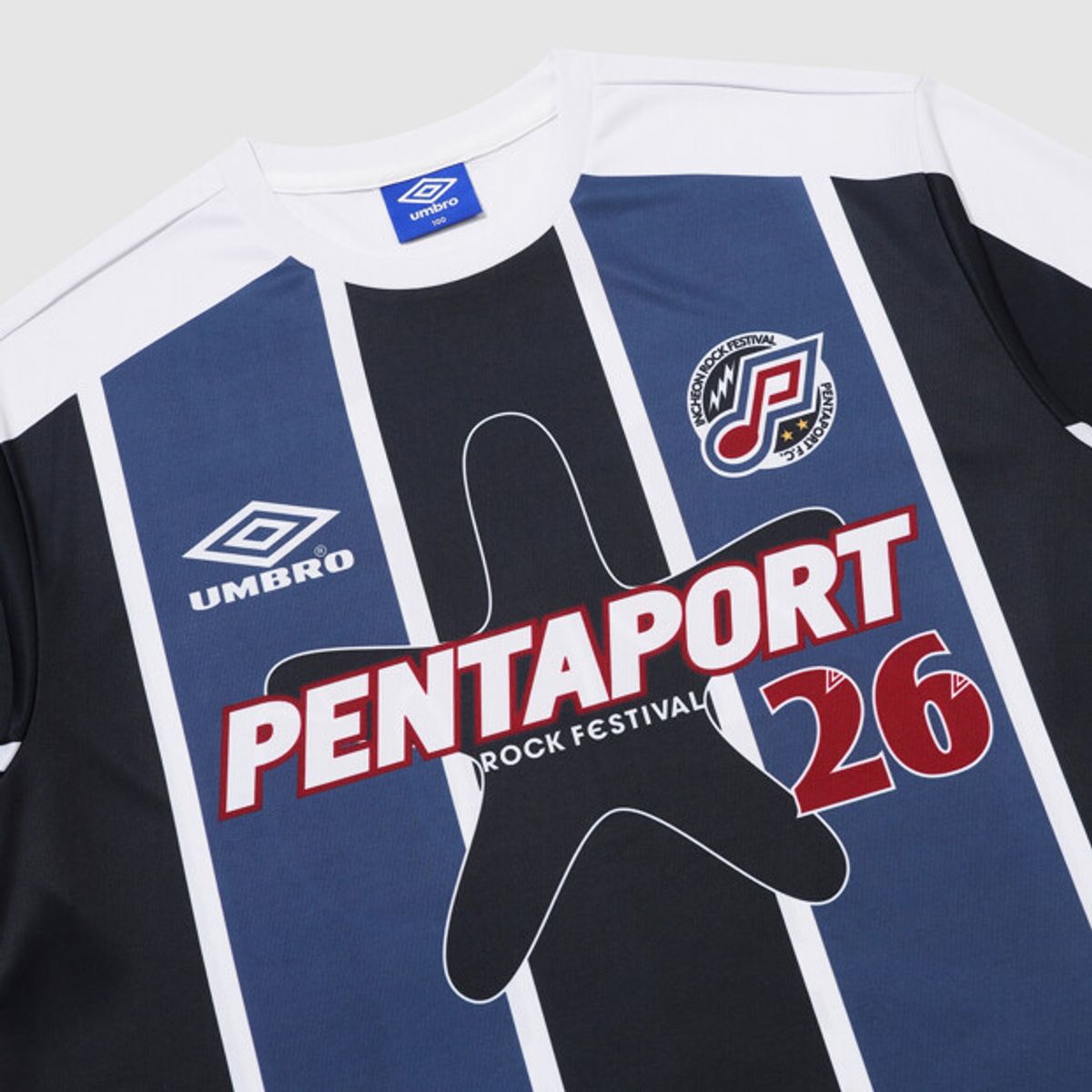 엄브로(UMBRO) 2026 PENTAPORT XUMBRO 게임 셔츠 네이비 UR323ORJ81