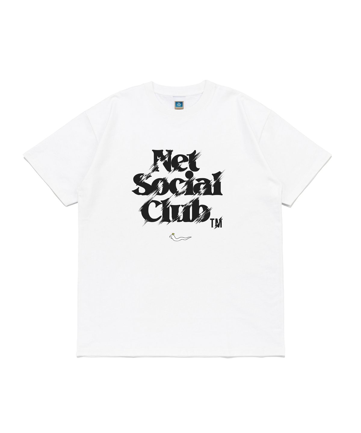 넷소셜클럽(NET SOCIAL CLUB) 종말의 뱀 어드벤쳐 로그 반팔티 (화이트)
