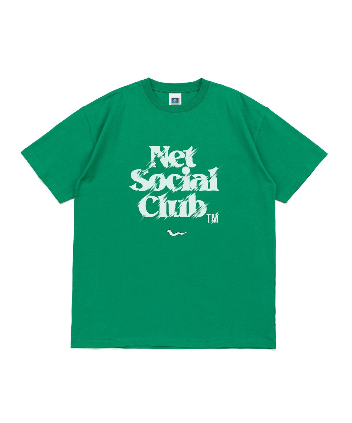 넷소셜클럽(NET SOCIAL CLUB) 종말의 뱀 어드벤쳐 로그 반팔티 (그린)