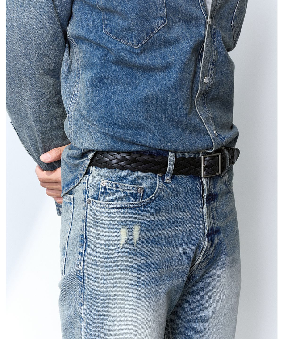 세비지(SAVAGE) 450 Weaving Belt - Black